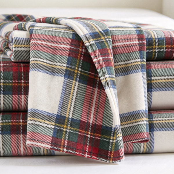 3-Piece Cotton Flannel Sheet Set