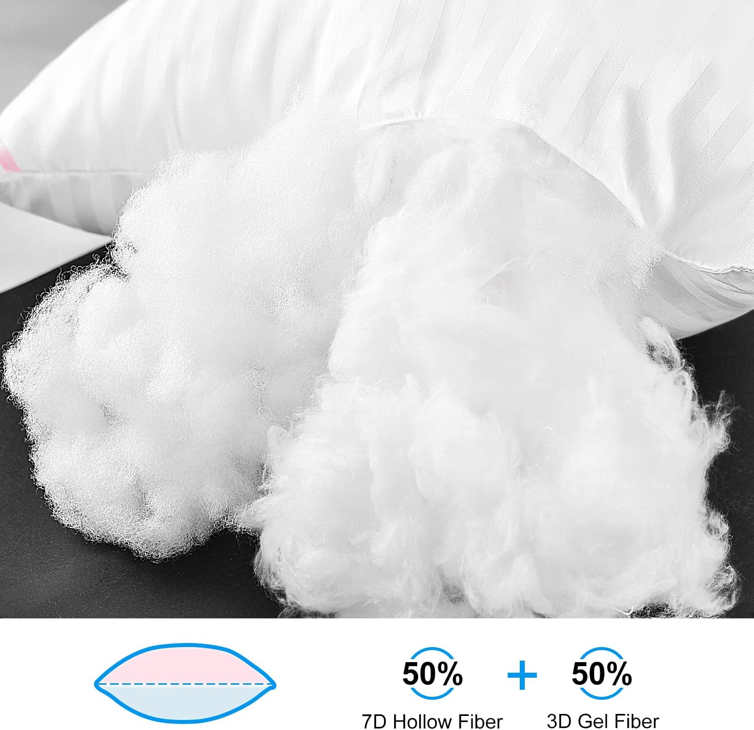 2-Pack Hotel Down Alternative Pillows - Image 2